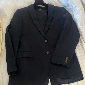 Jcrew men’s navy Irish linen suit